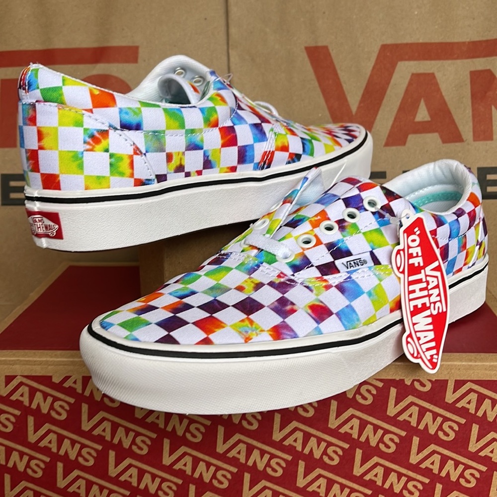 Vans Comfycush Era The-Dye Checkerboard sneakers Men’s - Picture 9 of 16